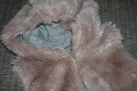 Starorůžová vesta s dlouhým chlupem next, 134, next,134