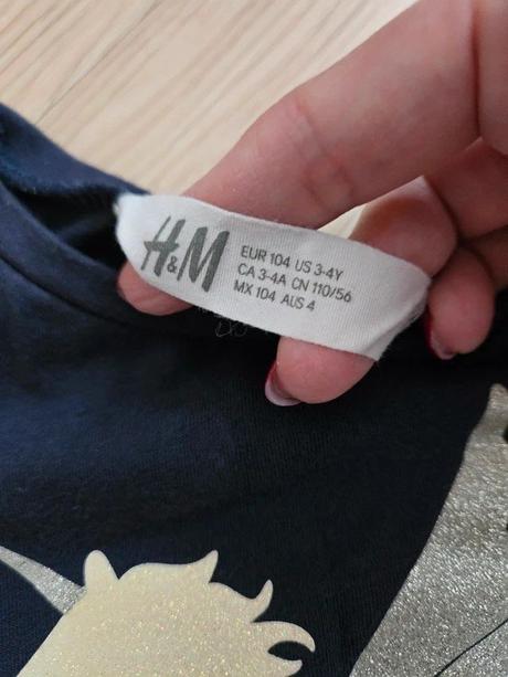Šaty s flitry h&m, vel. 104, h&m,104