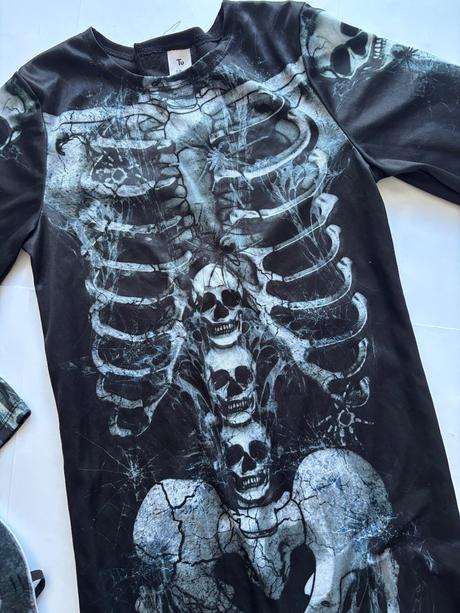 An3/ kostým kostlivec- v.-7/8 let,