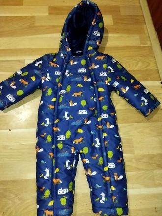 Zimní kombinéza se zvířátky 86 john lewis, john lewis,86