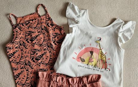 Dívčí letní trojdílný komplet, vel.134/140, pepco, pepco,134