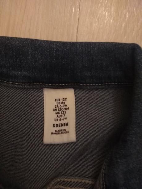 Džínová bunda, h&m,122