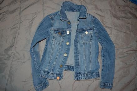 Riflová bunda denim v.122/128, denim,128