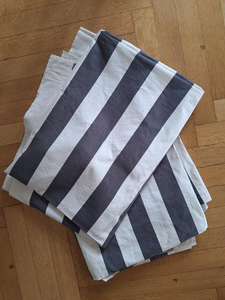 Závěs závěsy pruhy, 