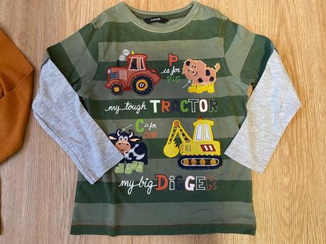 Chlapecká trika s dlouhým rukávem - vel. 3-4 roky, george,104