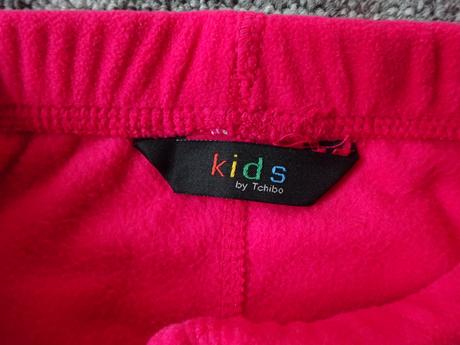 Fleesové tepláky sytě růžové, vel. 86/92, tcm,86