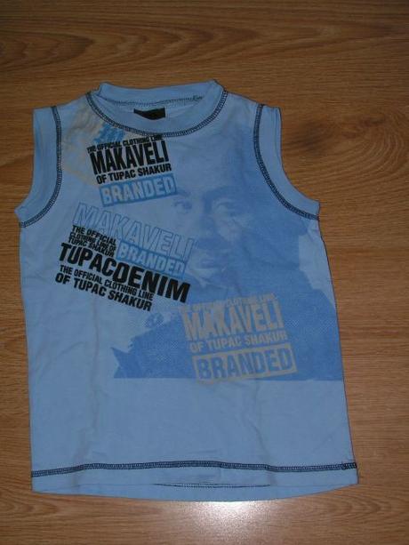 Tričko bez rukávů, 116