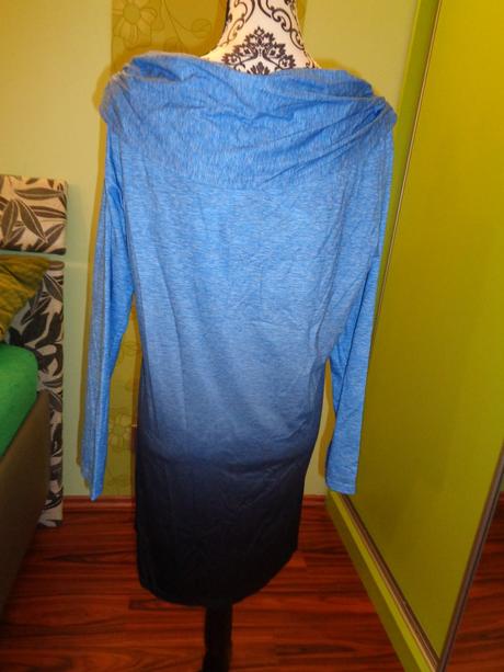 Nádherné modré šaty l/xl, 42 / 44 / l / xl