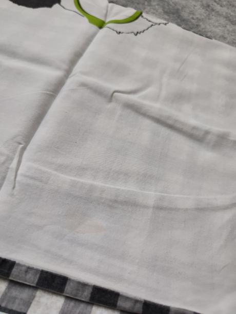 Oboustranné bavlněné povlečení na dvoulůžko, 