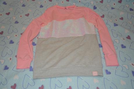 158 164 dívčí teplá mikina s měnícími flitry, lewro,158