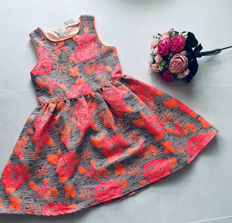 Ob/ šaty  neonové barvy - v.134, 134