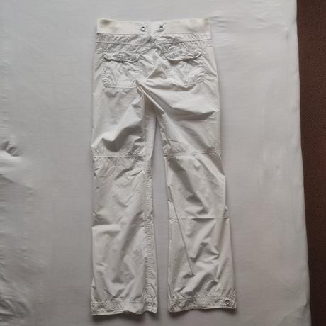 Dámské letní plátěné bílé kalhoty crazyworld v 38, 38