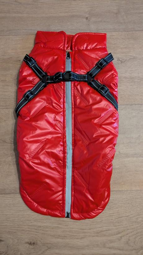 Ka433 zimní psí bunda vel. xxl, délka zad 49 cm, 