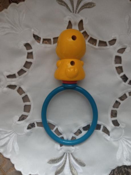 Retro chrastítko kuře, 