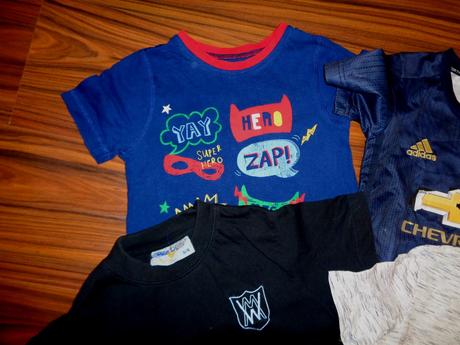Trička s krátkým rukávem pro kluka 6 kusů, 116