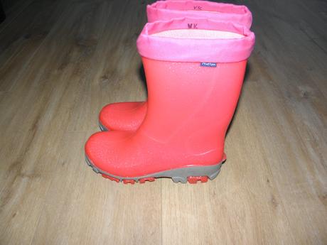 Růžové gumáky / holínky zn. muflon vel.35/36, 35
