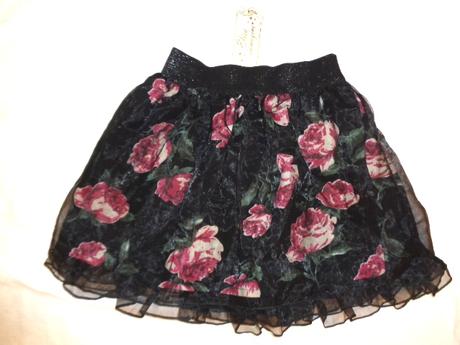 Exkluzivní slavnostní růžičková sukně, 152 / 158