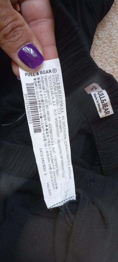 Crop top zn."pull & bear" vel."s", pull&bear,s