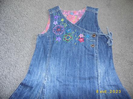 Džínové šaty, mothercare,116