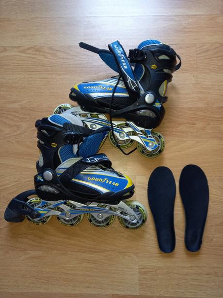Dětské kolečkové brusle goodyear vel. 34-37, 34