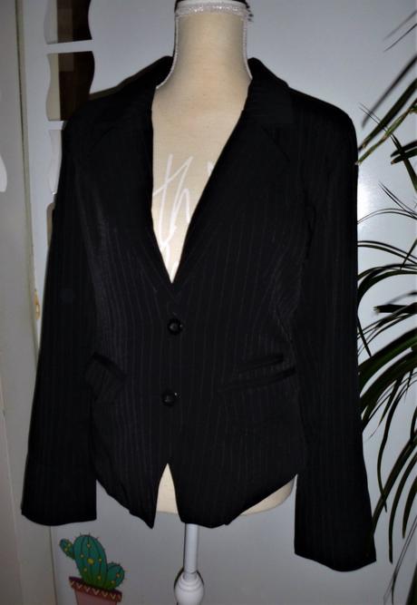 Elegantní celoroční černé sáčko - vel.m-l, m