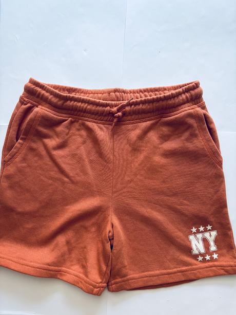 Kraťasy cihlové barvy - v. 8/9 let, primark,134