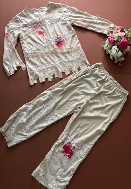 An15/ kostým zombie mumie - v.7/8 let, 