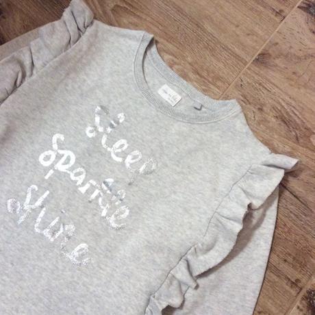 Mikina se stříbrným nápisem next, next,134