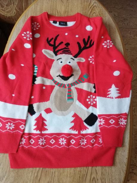 Svetr vánoční, vel. 140/146, zn.bonprix., 140