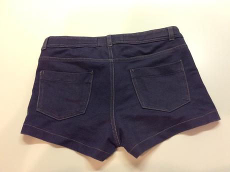 Tmavomodré kraťasy-šortky, h&m,146