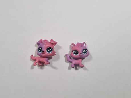 Littlest pet shop collie dazzlepink,viola twinkled,