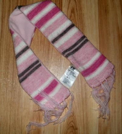 Pruhovaná šála, h&m,62
