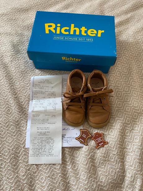 Dětské celoroční kožené vel. 21 zn. richter, richter,21