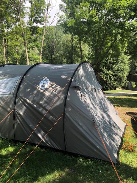 Jednou použitý stan colemann coastline 4 deluxe, coleman