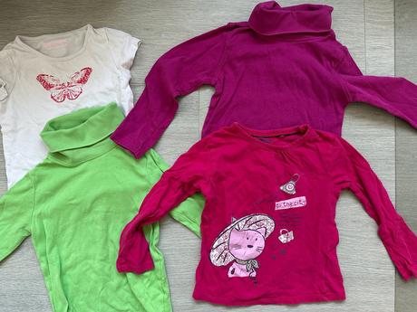 Sada oblečení, dívka, vel. 98 - 9 ks, 86–98