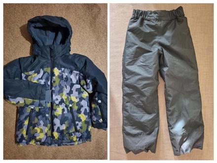Zimní bunda yfk + kalhoty wedze vel. 134/140, wedze,134