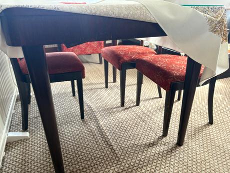 Halabala stul rozkladaci tmavé hnede drevo, 