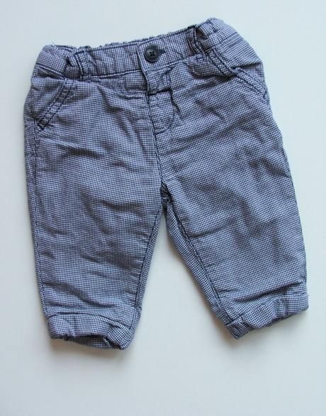 J167 podšité bavlněné kalhoty vel. 68, marks & spencer,68