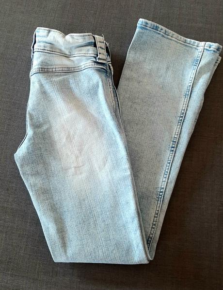 Dívčí džíny h&m - střih bootcut, h&m,152