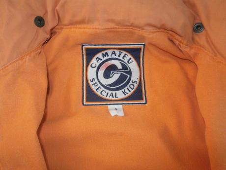 Oranžová jaro/podzim bunda camaieu,4 roky, 110