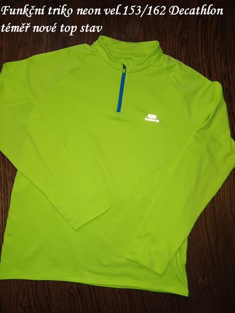 Funkční triko neon vel.153/162, decathlon,152