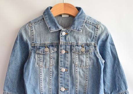 Bunda džínová vel. 12 - 18 m, h&m,86