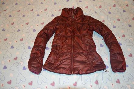 158 164 vínová buřtíkatá bunda vel. s, timeout,164