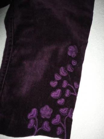 Sametové kalhotky z h&m, vel. 9-12 měsíců, h&m,80