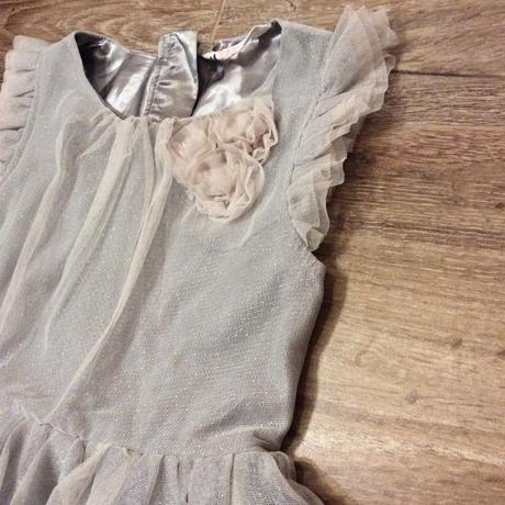 Slavnostní šaty protkané třpytkami, h&m,128