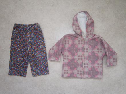 Bunda + kalhoty, vel. 98/104, cena celkem, 98