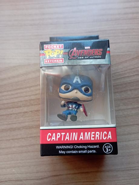 21 - klíčenka kapitán amerika, funko pop pocket, 