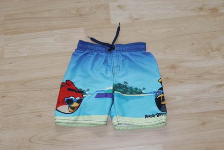 Angry birds sortky do vody 122/128 h&m, h&m,122