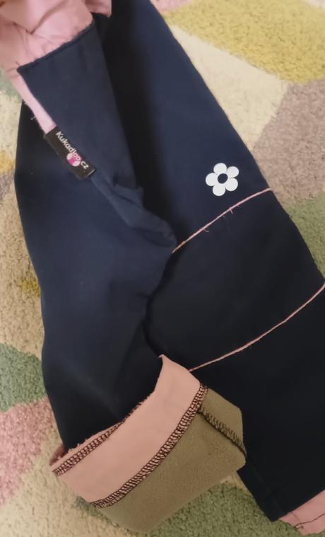 Zateplené softshellové kalhoty kukadloo vel.92, 92