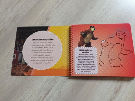 Knížky "máša a medvěd", 